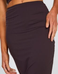 Supersoft Slim-Fit Midi Skirt 30 Supersoft Slim-Fit Midi Skirt -Everrastyle Shop gem midi skirt its soy cute imageback sl114640pch