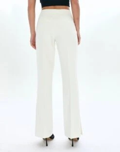 Tailored Side Split Mid Rise Pant -Everrastyle Shop harris tailored pant milk back pw85797pln