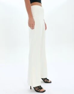 Tailored Side Split Mid Rise Pant -Everrastyle Shop harris tailored pant milk detail pw85797pln