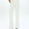 Tailored Side Split Mid Rise Pant 2 Tailored Side Split Mid Rise Pant -Everrastyle Shop harris tailored pant milk front pw85797pln 2