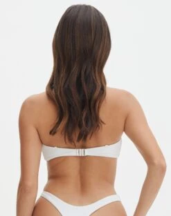 Bandeau Gold Detailed Swim Top 24 Bandeau Gold Detailed Swim Top -Everrastyle Shop harvey hardwear bandaue white back ga128328rpln