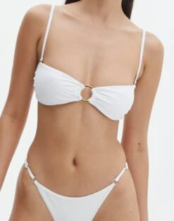 Bandeau Gold Detailed Swim Top 25 Bandeau Gold Detailed Swim Top -Everrastyle Shop harvey hardwear bandaue white imageback ga128328rpln