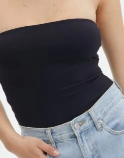 Supersoft Strapless Bodysuit -Everrastyle Shop honey strapless bodysuit black imageback tb145525pch