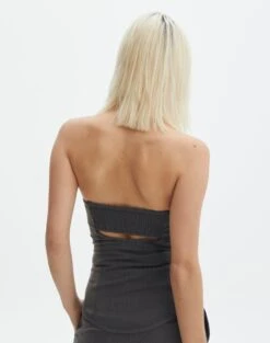 Tailored Strapless Corset Top 25 Tailored Strapless Corset Top -Everrastyle Shop iver tailored corset charcoal back bv127594pln