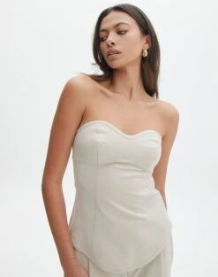 Tailored Strapless Corset Top 28 Tailored Strapless Corset Top -Everrastyle Shop iver tailored corset oh natural front bv127594pln 1