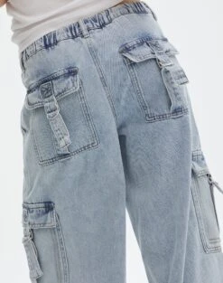Mid Rise Baggy Cargo Jean -Everrastyle Shop jasper cargo jean bryce light wash imageback jd90676dnm