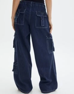 Mid Rise Baggy Cargo Jean -Everrastyle Shop jasper cargo jean super indigo back jd90676dnm
