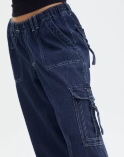 Mid Rise Baggy Cargo Jean -Everrastyle Shop jasper cargo jean super indigo imageback jd90676dnm