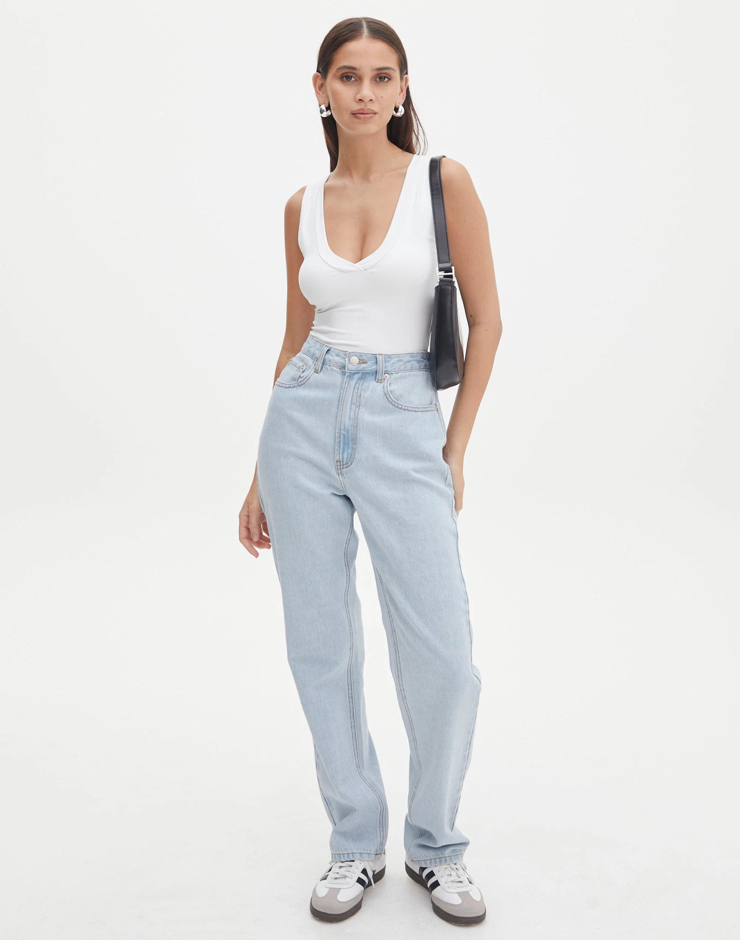 Mid Rise Denim Cargo Jean 16 Mid Rise Denim Cargo Jean - Image 14
