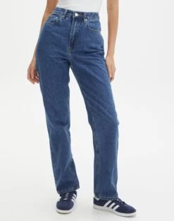High Rise Slim Leg Jean -Everrastyle Shop jewel jean lucy mid wash full jd119687rdnm