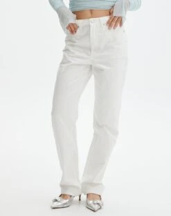 High Rise Slim Leg Jean -Everrastyle Shop jewel jean milk full jd119687rdnm