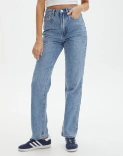 High Rise Slim Leg Jean -Everrastyle Shop jewel jean riley vintage wash full jd119687rdnm