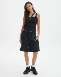 Active Seamless Bike Short -Everrastyle Shop jolie basketball short blackcoalwhite front sw125329pln