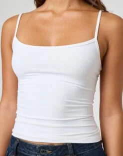 Supersoft Thin Strap Tank 31 Supersoft Thin Strap Tank -Everrastyle Shop juliet tank top white imageback tv124298pch
