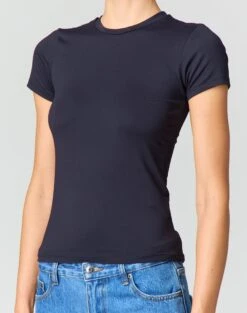 Supersoft Long Line Tee -Everrastyle Shop kimmy t shirt black imageback ts55072pln