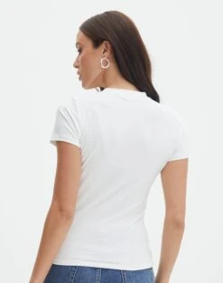 Supersoft Long Line Tee -Everrastyle Shop kimmy t shirt milk back ts55072pln