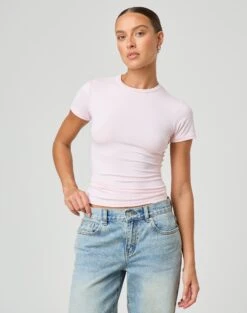 Faux Leather Zip Mini Skirt 33 Faux Leather Zip Mini Skirt -Everrastyle Shop kimmy t shirt pink panther front ts55072pln 6