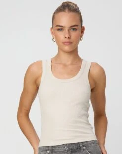 Ribbed Thick Strap Tank -Everrastyle Shop kleo thick bind tank take a shelfie front tv120861orib 2