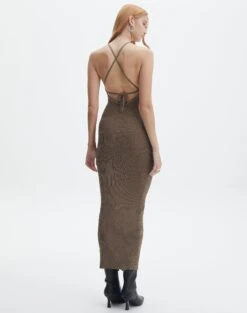 Cross Back Cut Out Knit Maxi Dress -Everrastyle Shop knolly keyhole knit maxi soy marle back kd92768knt