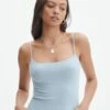 Supersoft Thin Strap Bodysuit 2 Supersoft Thin Strap Bodysuit -Everrastyle Shop kylie thin strap bodysuit blue bubble front tb89731pch