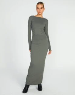 Supersoft Backless Long Sleeve Top -Everrastyle Shop layley longsleeve cypress full tl102955pch