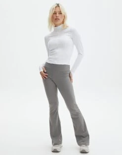 Active Supersoft Long Sleeve Zip Front Crop Top -Everrastyle Shop loko long sleeve zip front top white full tc105938ss