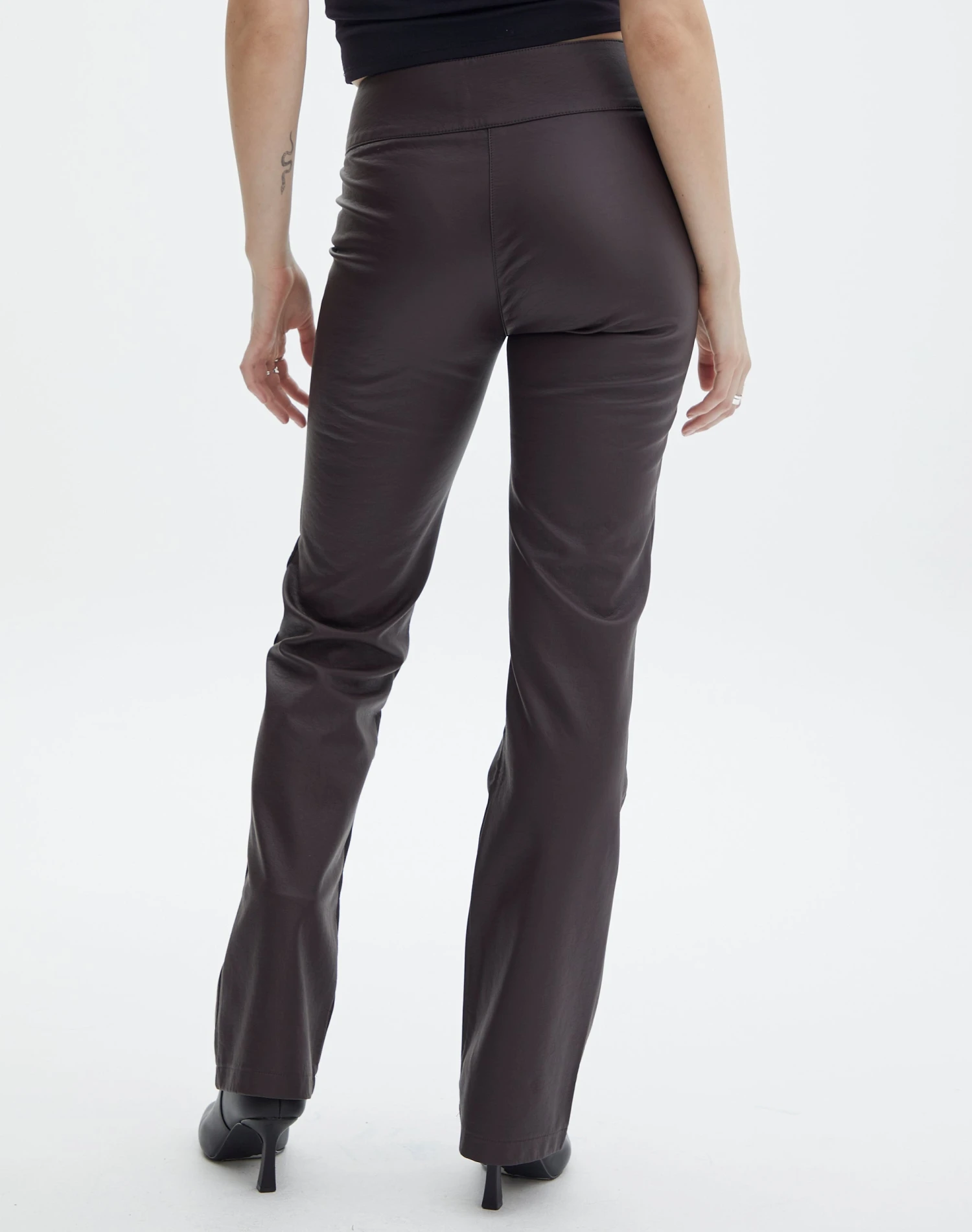Faux Leather Low Rise Pant 10 Faux Leather Low Rise Pant - Image 8
