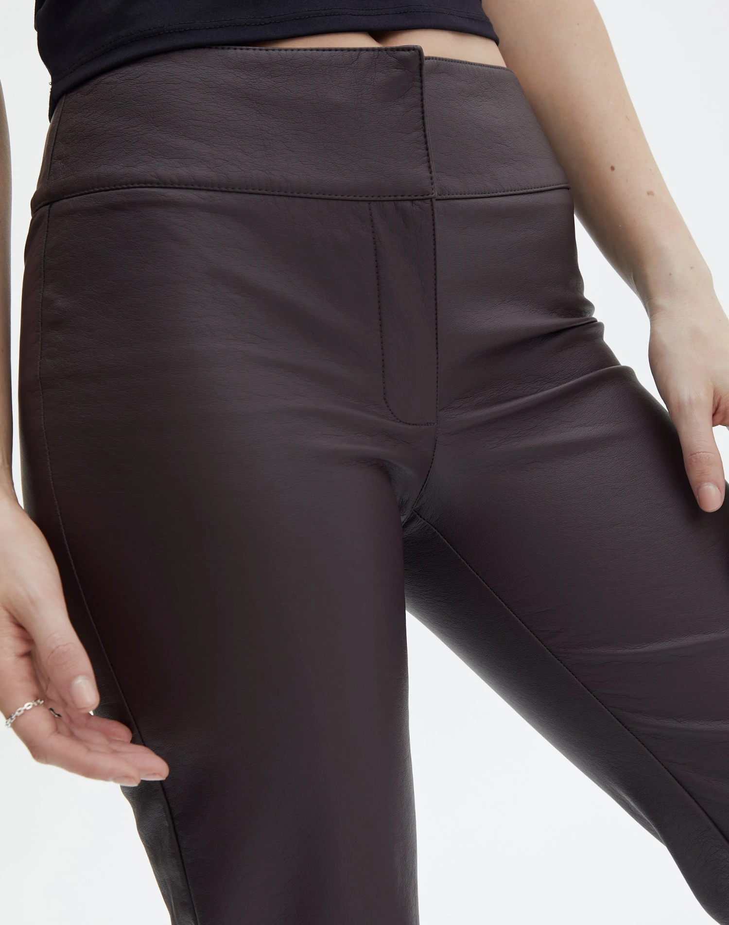 Faux Leather Low Rise Pant 11 Faux Leather Low Rise Pant - Image 9