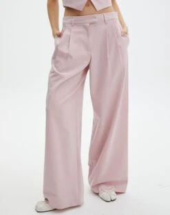 Mid Rise Wide Leg Pant -Everrastyle Shop loretta wide leg pant baby suit full pw51730pln
