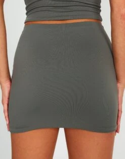 Supersoft Mini Skirt -Everrastyle Shop minka supersoft mini skirt cypress back ss54706pln