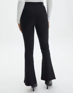 Pinstripe High Rise Flared Ponte Pant 16 Pinstripe High Rise Flared Ponte Pant -Everrastyle Shop minogue high rise flare ponte black pinstripe back pw52146str