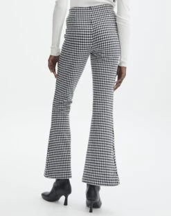 Gingham High Rise Flare Ponte Pant 18 Gingham High Rise Flare Ponte Pant -Everrastyle Shop minogue super flare ponte pants seersucker gingham back pw52146ghm