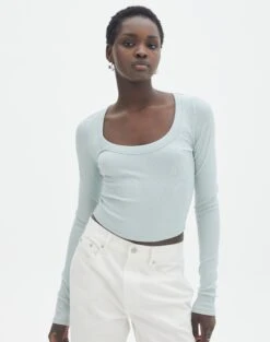 Mid Rise Split Flare Ponte Pant -Everrastyle Shop mylie wide rib scoop lost pearl front tl111290vis