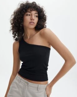 V Front Flare Ponte Pant -Everrastyle Shop o albo asymmetric tank black front tv128401orib 1