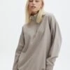Oversized Quarter Zip Sweater -Everrastyle Shop o olivia oversized quarter zip on the rocks front tl97172ocot 4