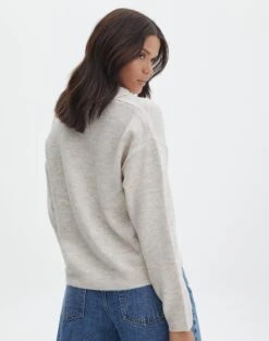 Long Sleeve Collared Knit 24 Long Sleeve Collared Knit -Everrastyle Shop obisanya open neck neutral back kl78685rpol