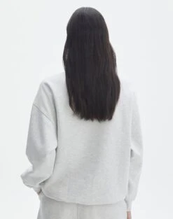 Oversized Embroidered Quarter Zip Sweater 35 Oversized Embroidered Quarter Zip Sweater -Everrastyle Shop olivia oversized quarter zip coloradosnow marle back tl97172oemb