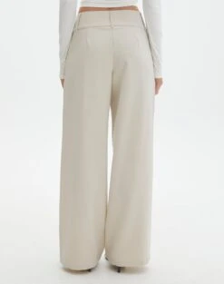 Double Button Tailored Pant -Everrastyle Shop penny button suit pant what the shell back pw91835pln