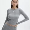 Luxe Lounge Modal Ribbed Long Sleeve Top
