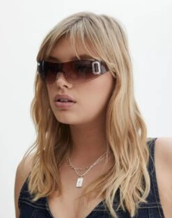 Platform Slipper 28 Platform Slipper -Everrastyle Shop posh wrap around sunglasses brownsilver front ga135753sun