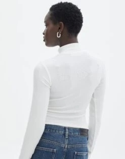 Luxe Lounge Modal Quarter Zip Front Long Sleeve Top -Everrastyle Shop quinn quarter zip top milk back tl93138mod