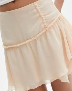 Ruffle Mini Skirt 22 Ruffle Mini Skirt -Everrastyle Shop r cleo chiffon mini skirt peach sorbet imageback ss123493rchi