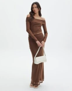 Belted High Waist Pleated Mini Skirt -Everrastyle Shop r co drey maxi skirt deep umber front sl52001rmes