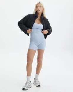 Zip Up Puffer Jacket -Everrastyle Shop r eddie funnel crop puffer black hotfull cs84145rpln