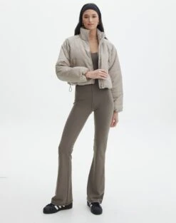 Zip Up Puffer Jacket -Everrastyle Shop r eddie funnel crop puffer on the rocks full cs84145rpln