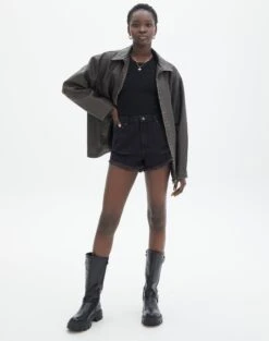 Rib Knit Tank -Everrastyle Shop r guy cropped knit black full kv55139rrib