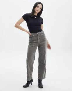 Mid Rise Straight Leg Cotton Cargo Pant 26 Mid Rise Straight Leg Cotton Cargo Pant -Everrastyle Shop r heidi high rise straight leg everythings pine front pw52818rcor