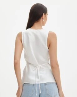 Lace Trim Satin Cami -Everrastyle Shop r lola lace trim cami milk back bv119674rsat