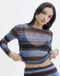 Faux Leather Side Split Zip Midi Skirt -Everrastyle Shop r milina ls mesh top monday shibori front tl30558rprt