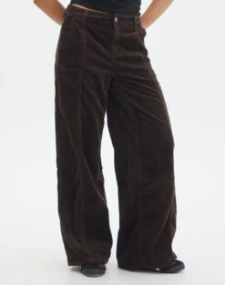 Mid Rise Pintuck Cord Pant 28 Mid Rise Pintuck Cord Pant -Everrastyle Shop r miranda cord hot cocoa full pw91822rcor